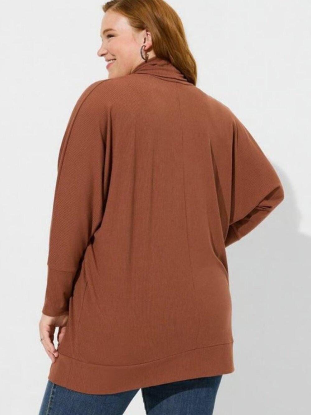 torrid Open-Front Super Soft Rib Cardigan - Picture 8 of 9